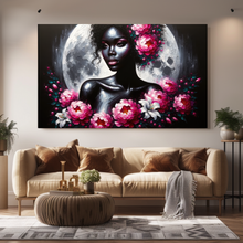 Load image into Gallery viewer, PLR TV Art - Midnight Florals - Video Included (One Buyer Only!)