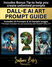 Load image into Gallery viewer, 'Double Exposure' Prompt Guide | 10 prompts + 10 sample images