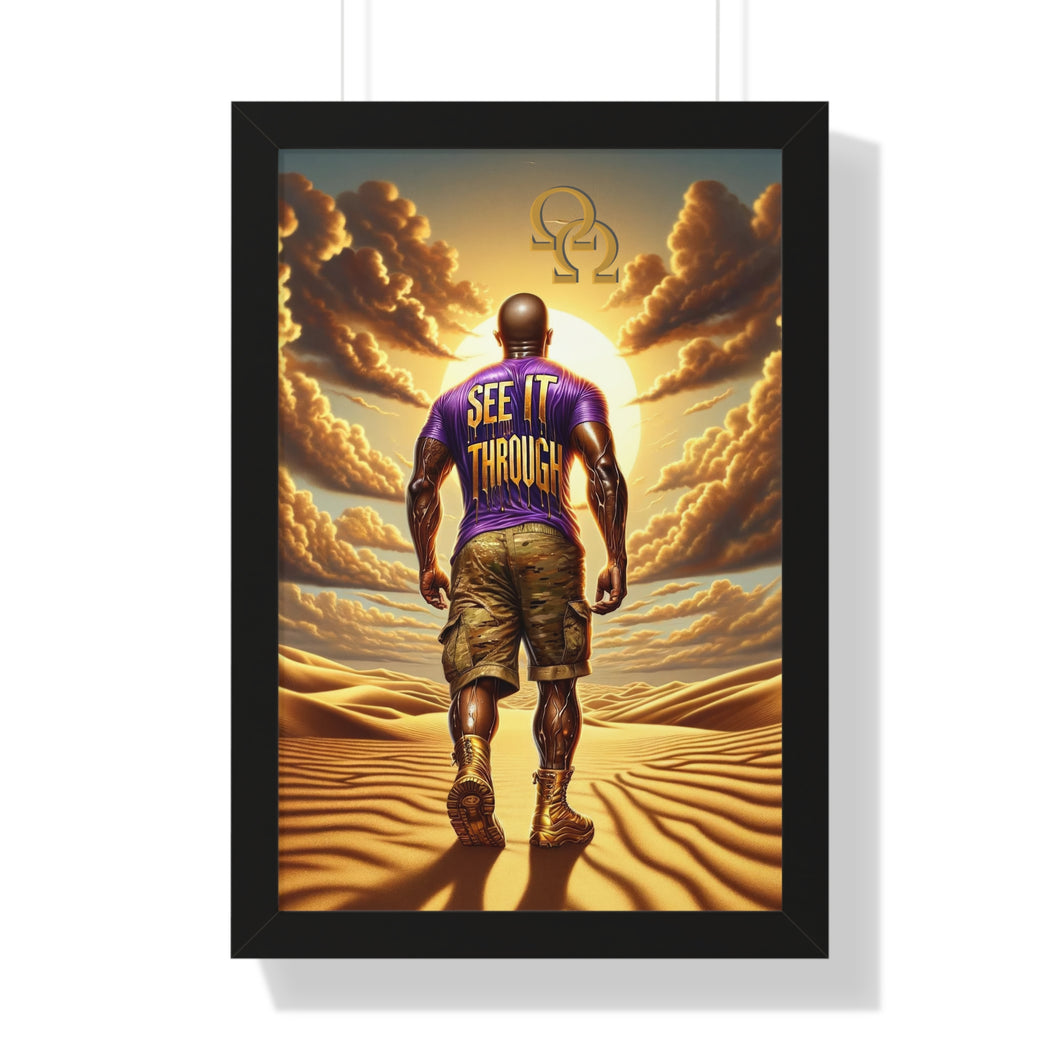SEE IT THROUGH - Framed Art