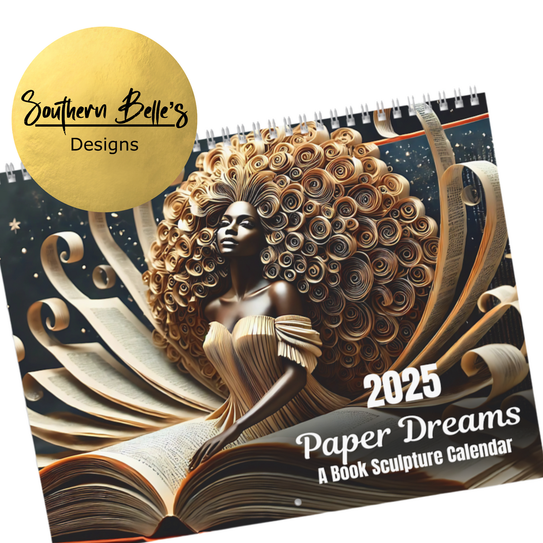 Paper Dreams: A Book Sculpture Calendar (2025)