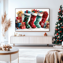 Load image into Gallery viewer, PLR TV Art - Christmas Stockings - Video Included (One Buyer Only!)
