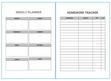 Load image into Gallery viewer, Academic Planner Notebook - Soccer
