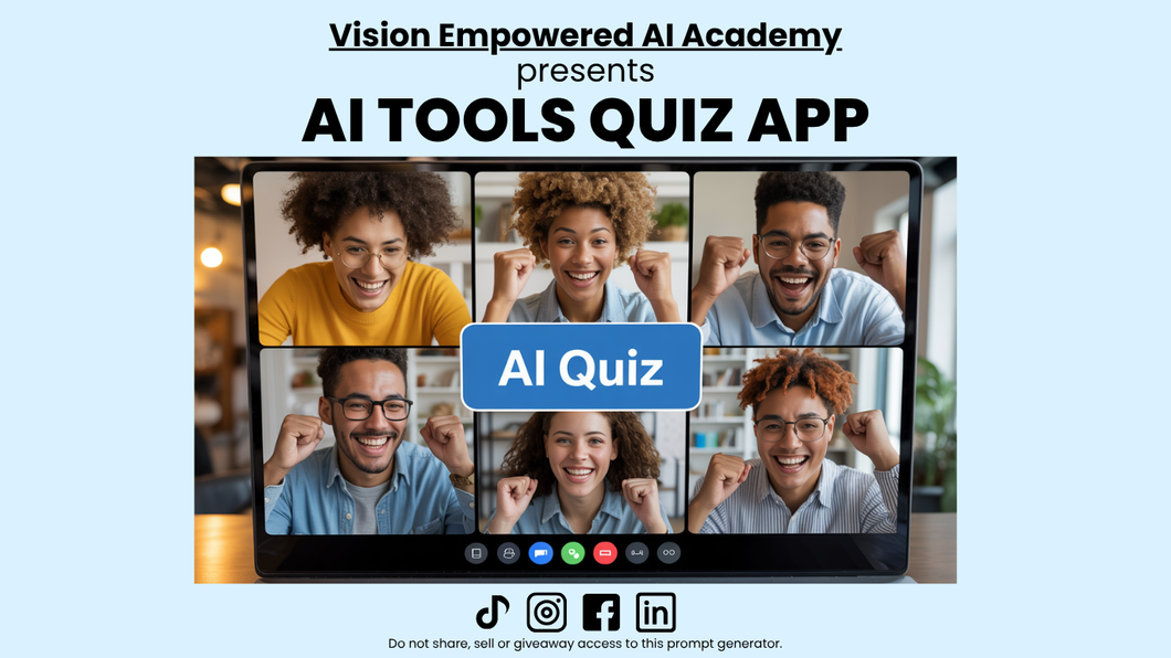 AI Tools Quiz App (Freebie)